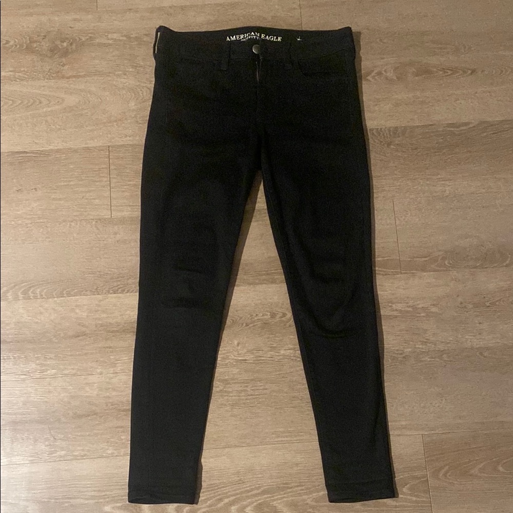 American Eagle Outfitters Super Super Stretch X Women's Black Jeggings size 6